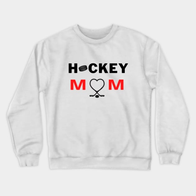 mom hockey Crewneck Sweatshirt by moustafa designer